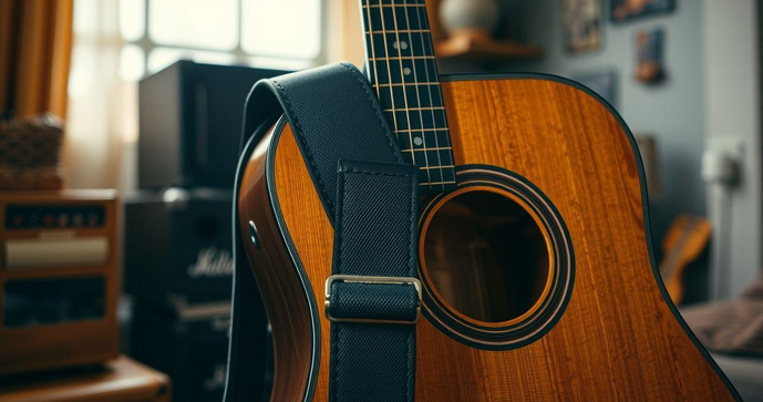 Correia de Guitarra: Como Escolher a Ideal para Seu Estilo Correia de Guitarra: Como Escolher a Ideal para Seu Estilo