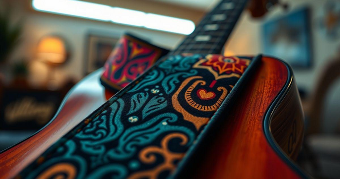 Correia para Violão Personalizada: Como Escolher a Ideal para Seu Estilo Musical Correia para Violão Personalizada: Como Escolher a Ideal para Seu Estilo Musical